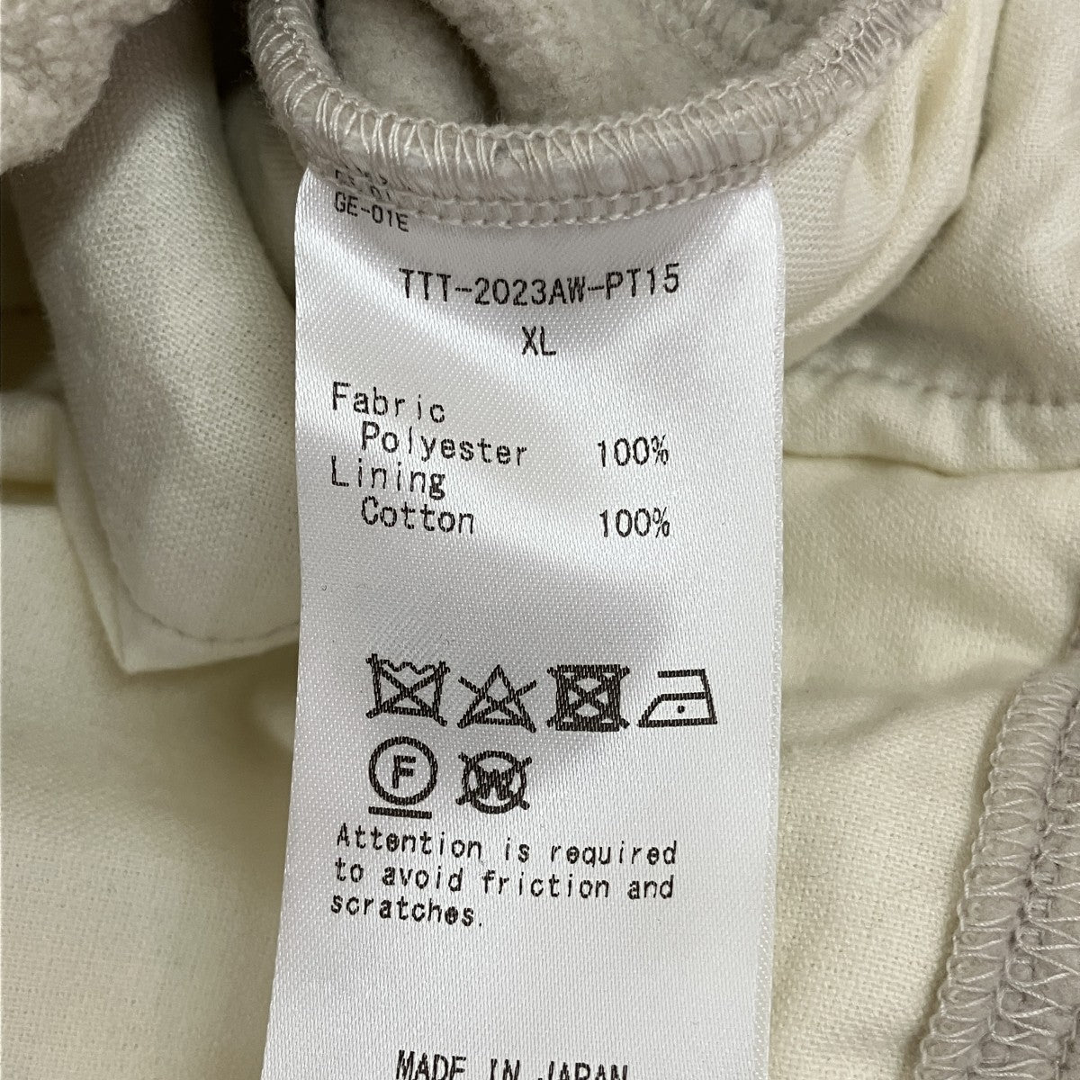 23AWFleece easy pantsフリースパンツTTT-2023AW-PT15