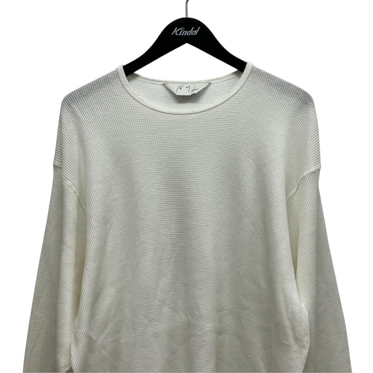 DAMAGE WAFFLE CREW LSダメージワッフルロングTシャツANC-STD-CT02