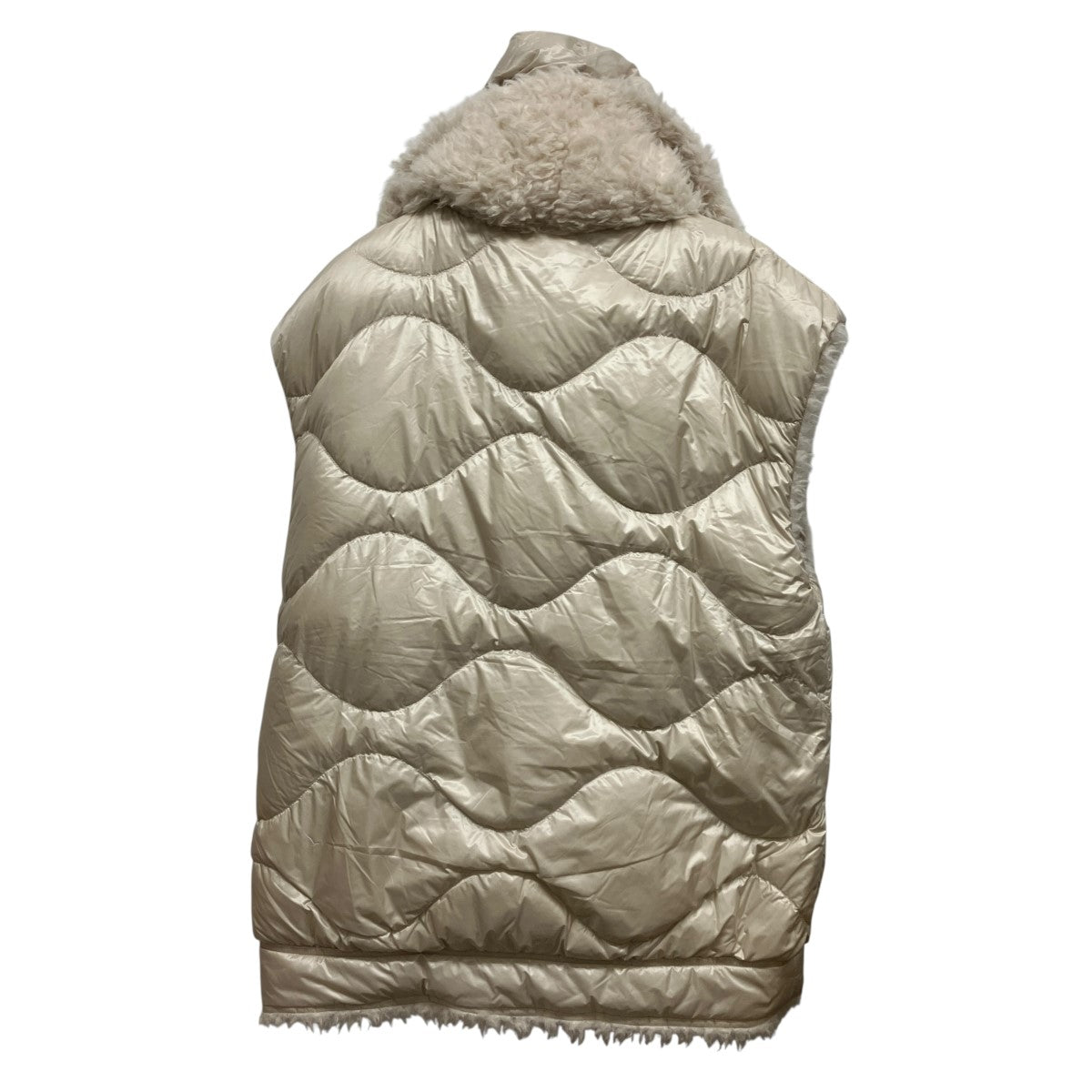 MONCLER(モンクレール) ACHARD VESTリバーシブルフェイクファーダウン