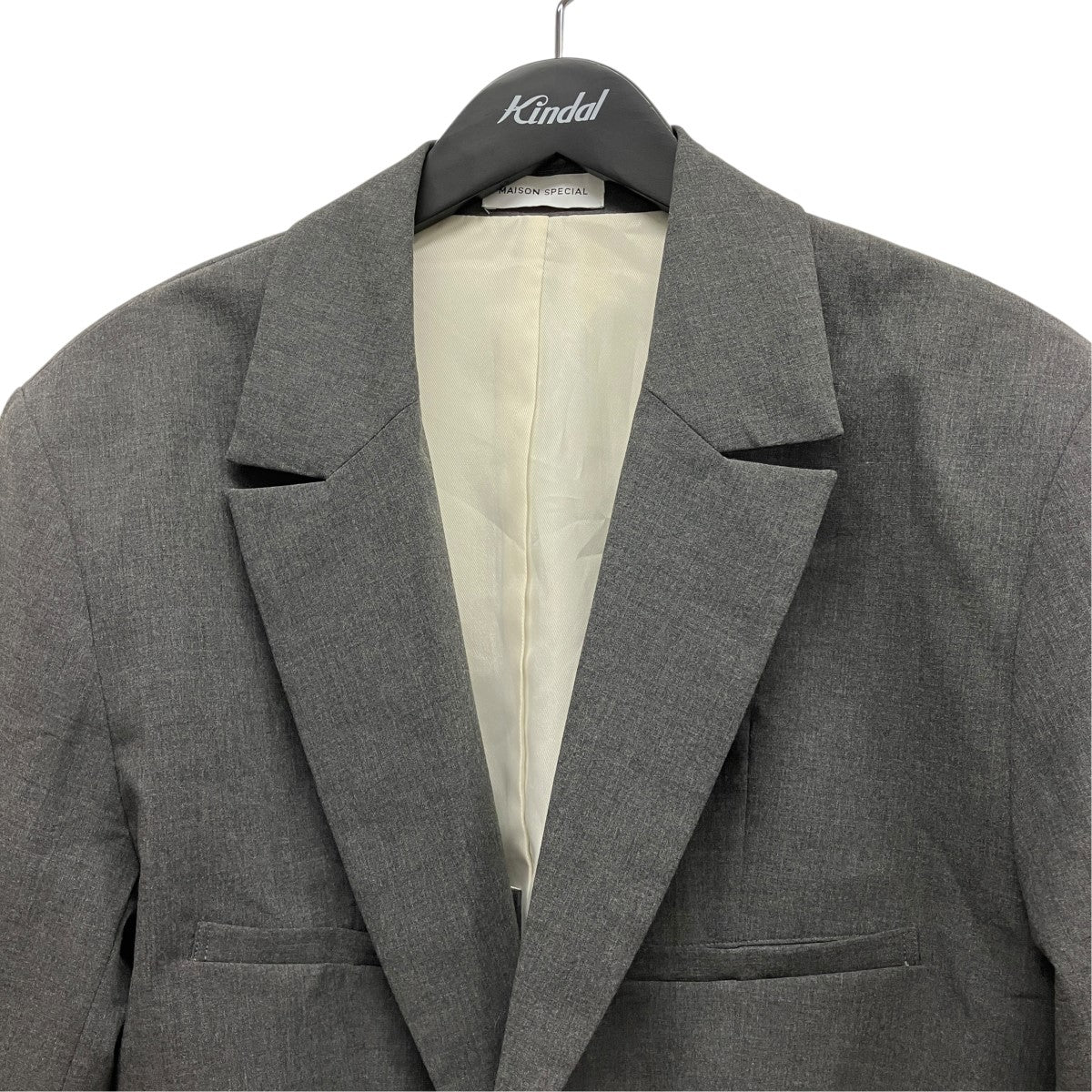 Multi Fabric Short Jacketクロップドテーラードジャケット21241115201