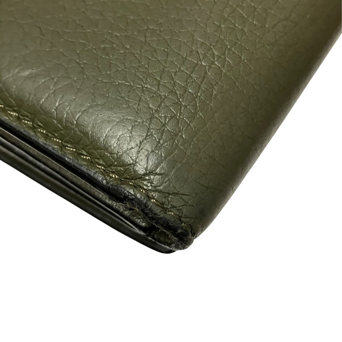 LOEWE(ロエベ) 二つ折りレザー財布062213 062213 オリーブ サイズ ONE