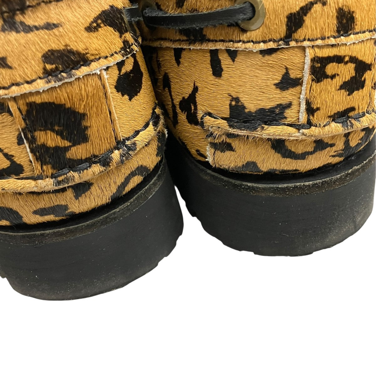 3 Eye Classic Lug  LeopardハラコレザーシューズTB0A44YFAHC