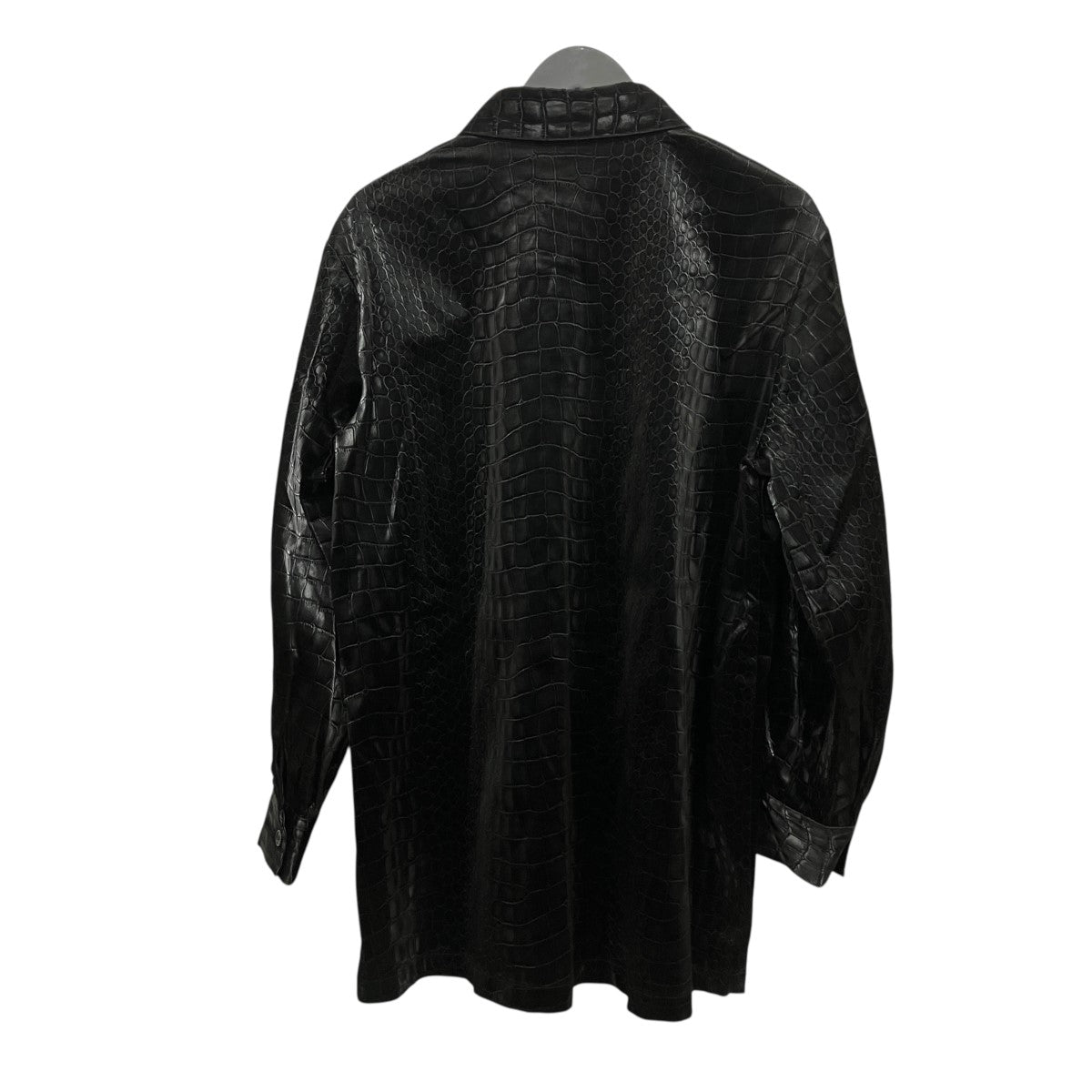 クロコ柄シャツジャケット