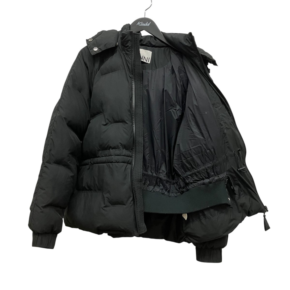 23AWSoft Puffer Short Reglan JacketフーデッドダウンジャケットF8719