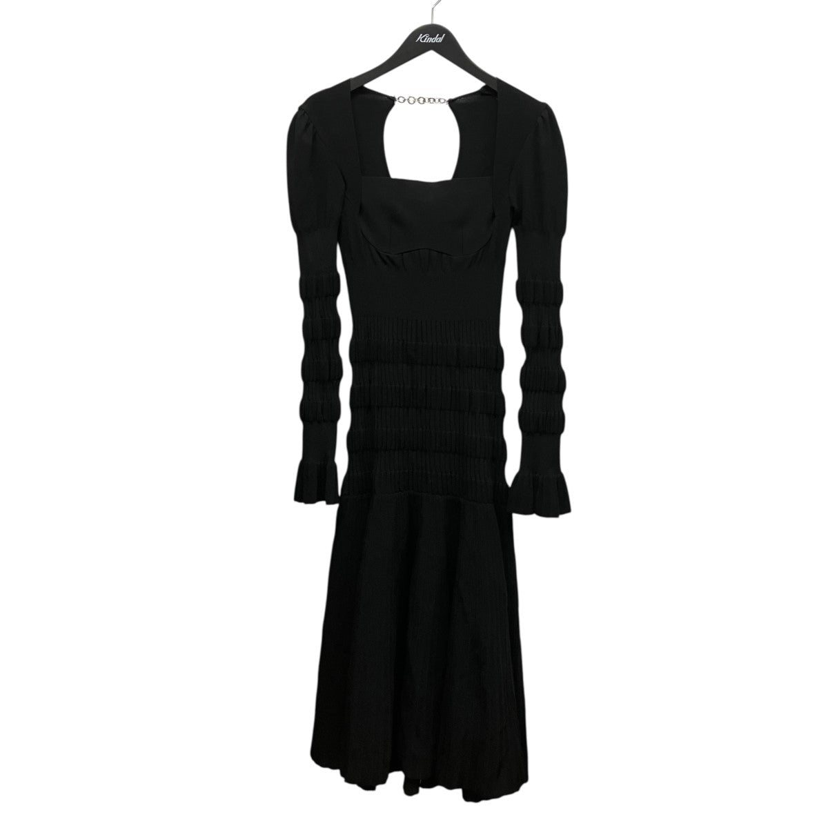 23AWSTRIPE KNIT MIDI DRESSニットワンピースFTC234-0709