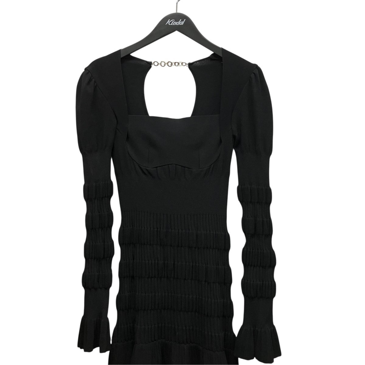 23AWSTRIPE KNIT MIDI DRESSニットワンピースFTC234-0709