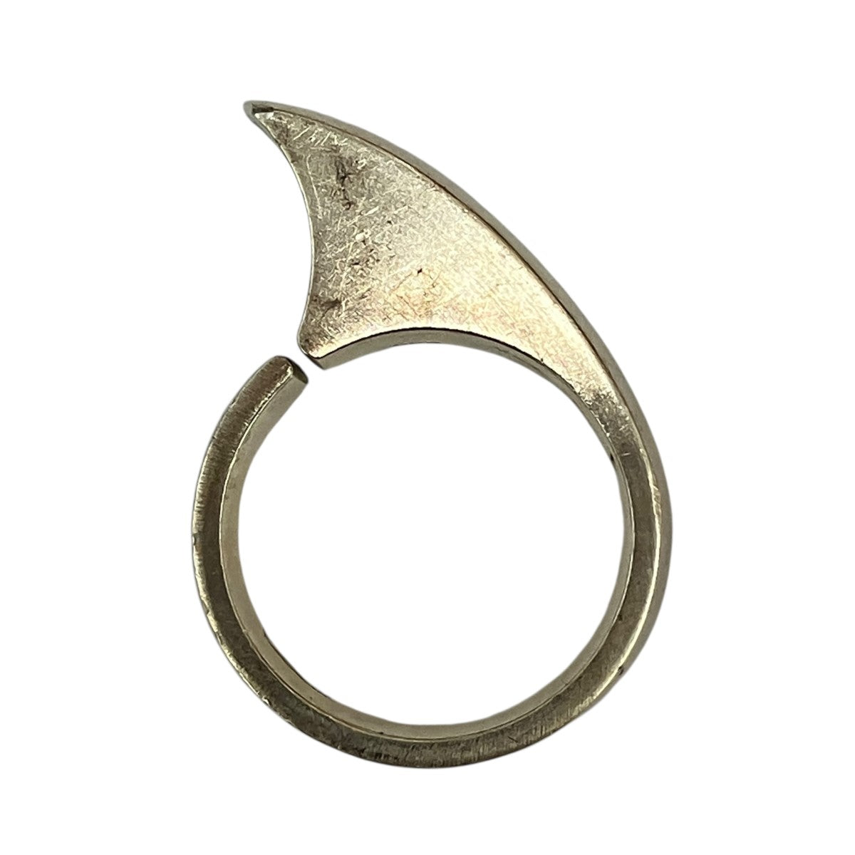 EMPORIO ARMANI Shark Fin Ringシルバーリング 古着・中古-4枚目のアイテム画像