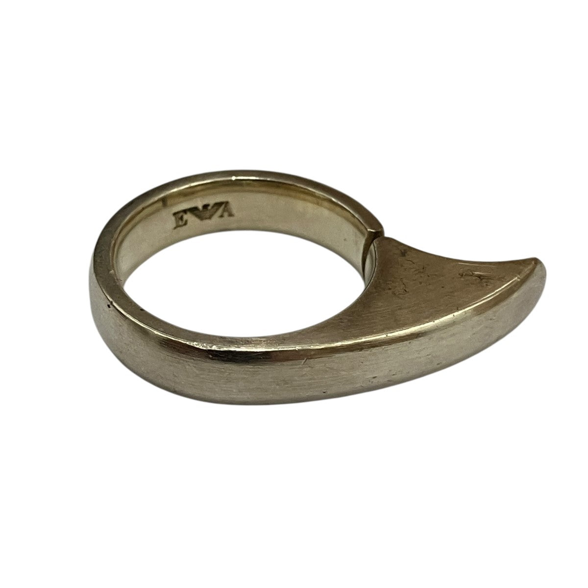 EMPORIO ARMANI Shark Fin Ringシルバーリング 古着・中古-6枚目のアイテム画像