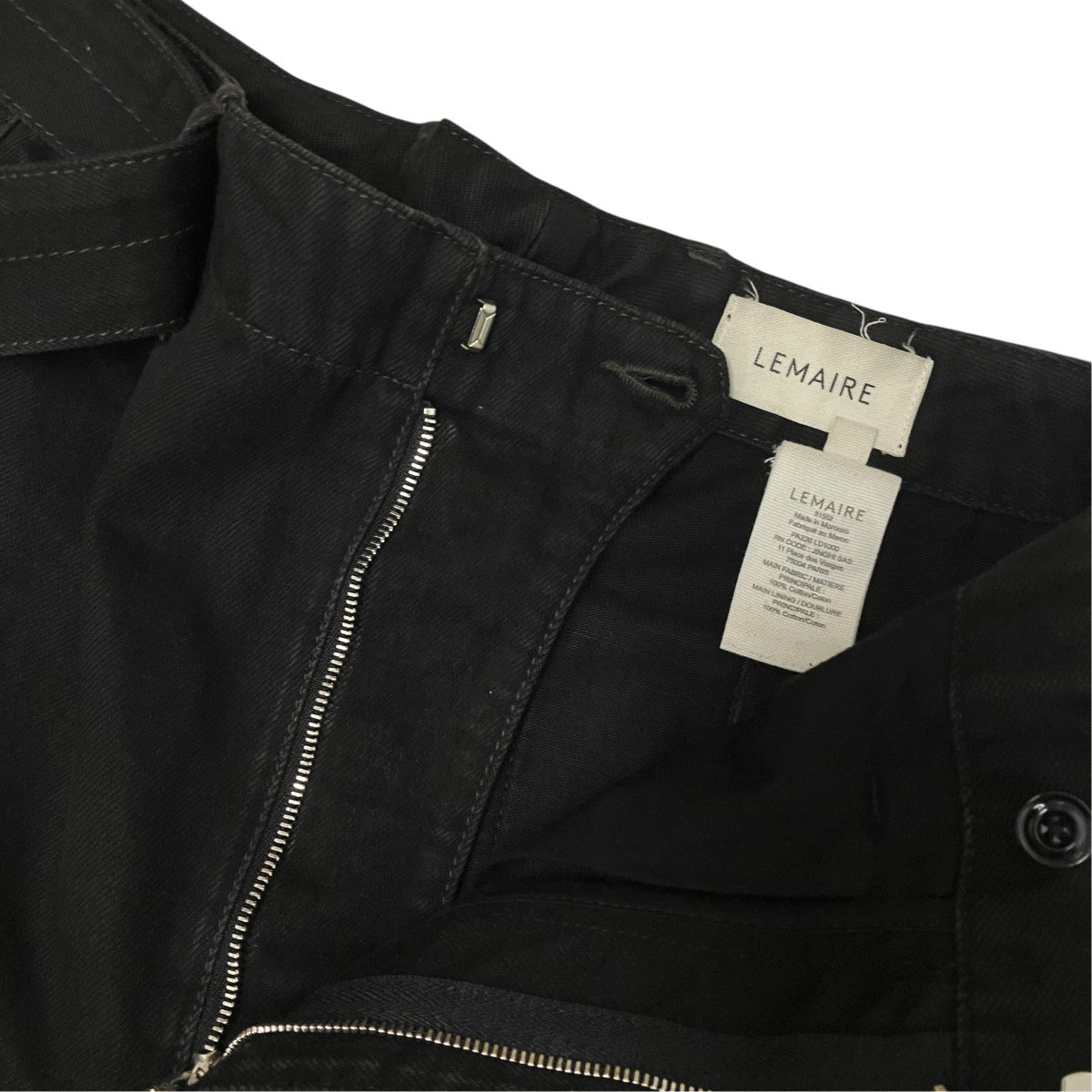 LEMAIRE TWISTED BELTED PANTSベルテッドデニムパンツPA326LD1000 古着・中古-3枚目のアイテム画像