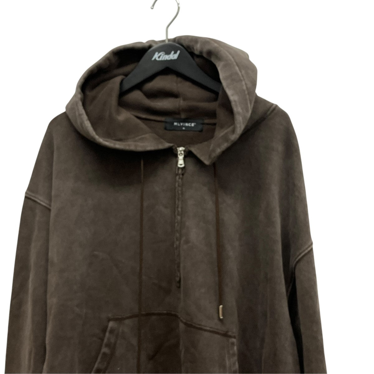 MLVINCE 24AWOVERSIZED HALF ZIP HOODYハーフZIPパーカーMV24AW09-HZH 古着・中古-3枚目のアイテム画像