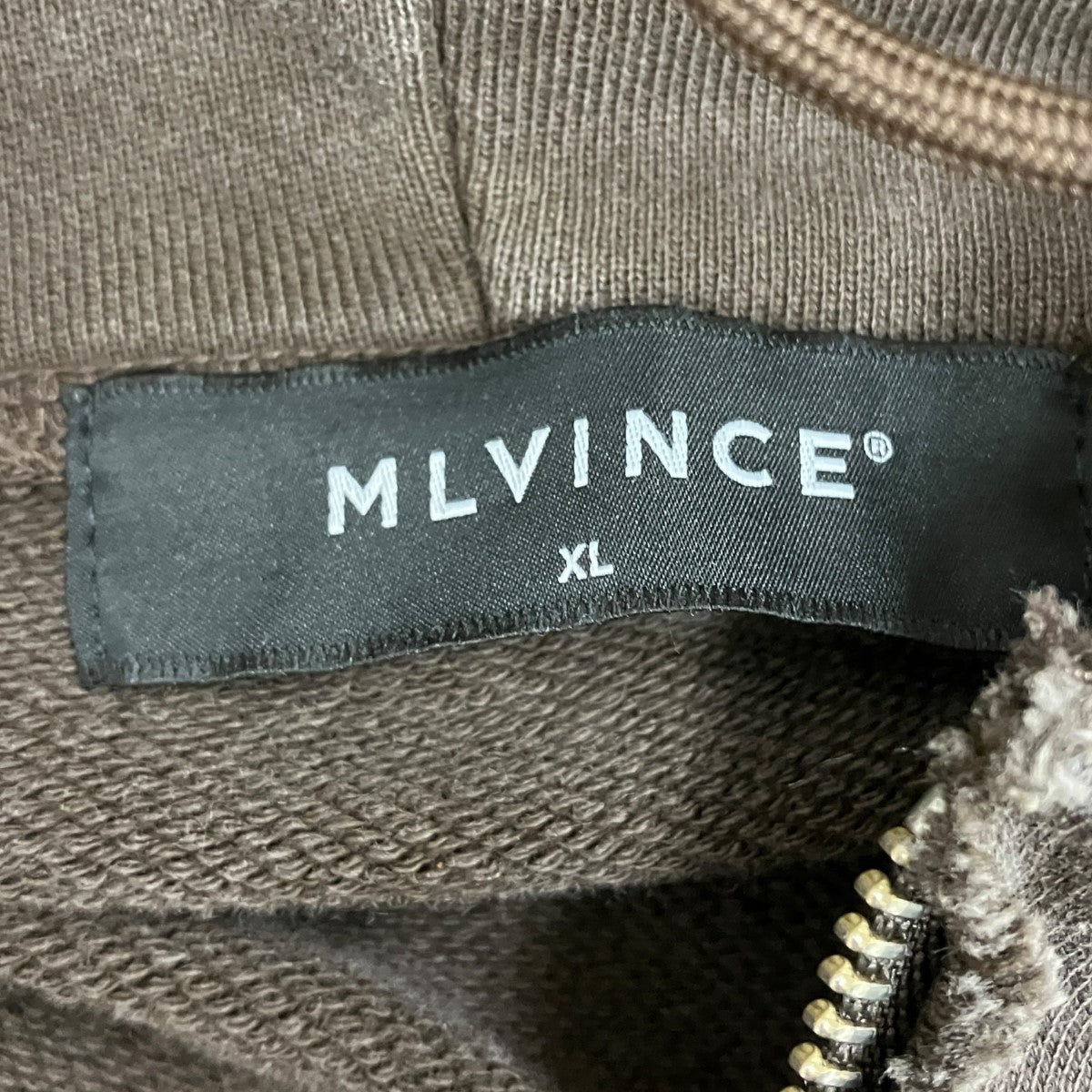 MLVINCE 24AWOVERSIZED HALF ZIP HOODYハーフZIPパーカーMV24AW09-HZH 古着・中古-5枚目のアイテム画像