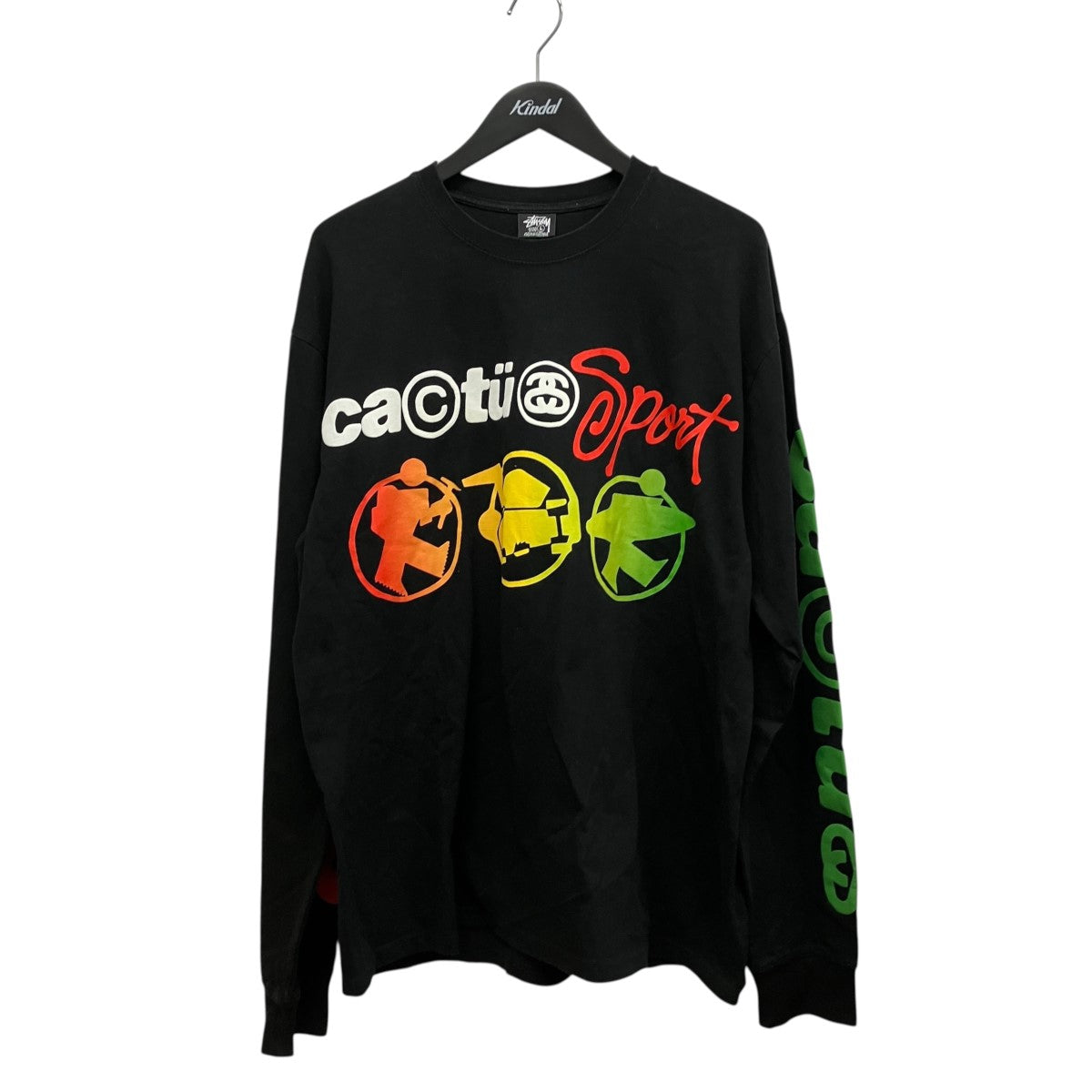 Sport L S TeeプリントロングTシャツ