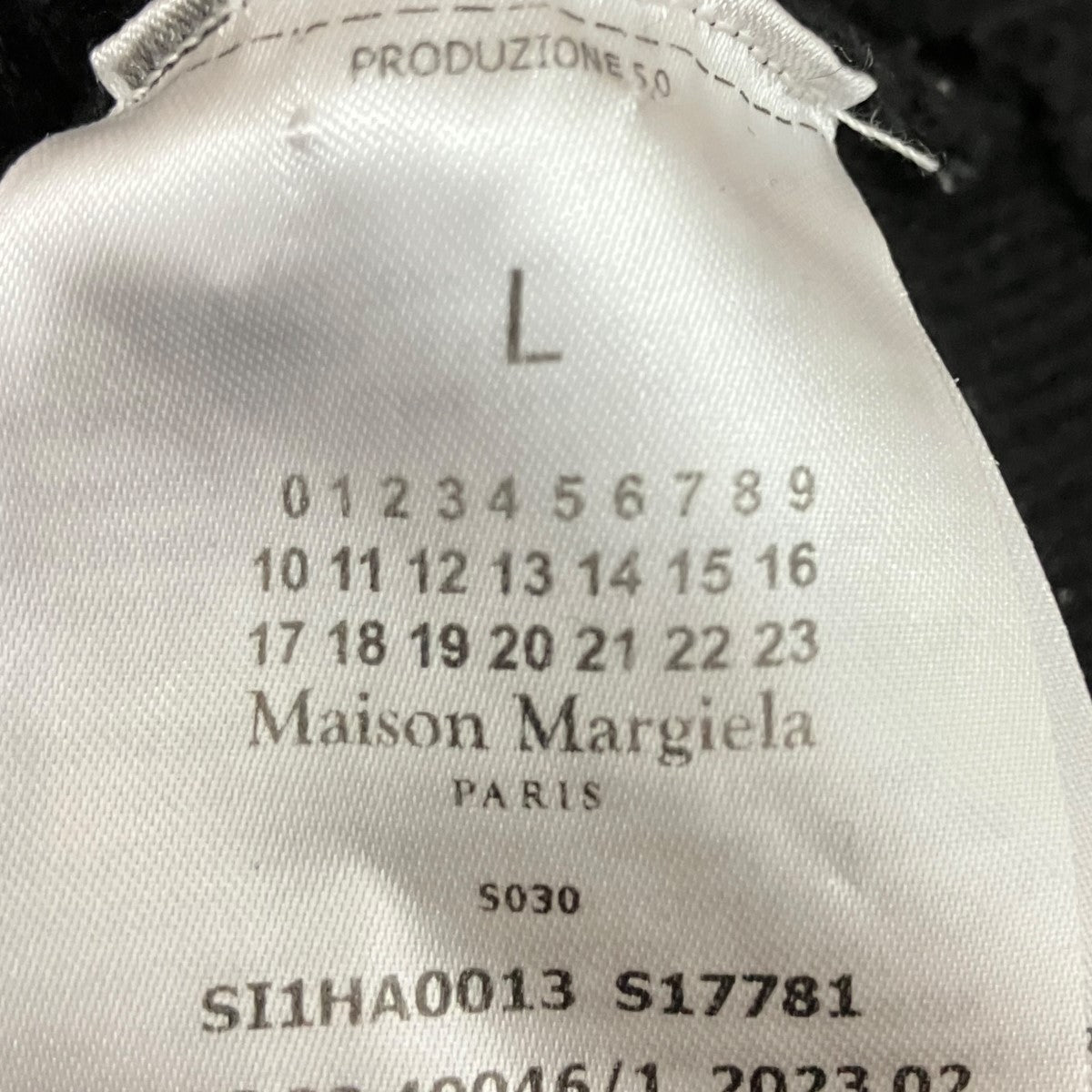 Maison Margiela 4 14 23AWコットンウール7ゲージドライバーズニットSI1HA0013 古着・中古-6枚目のアイテム画像