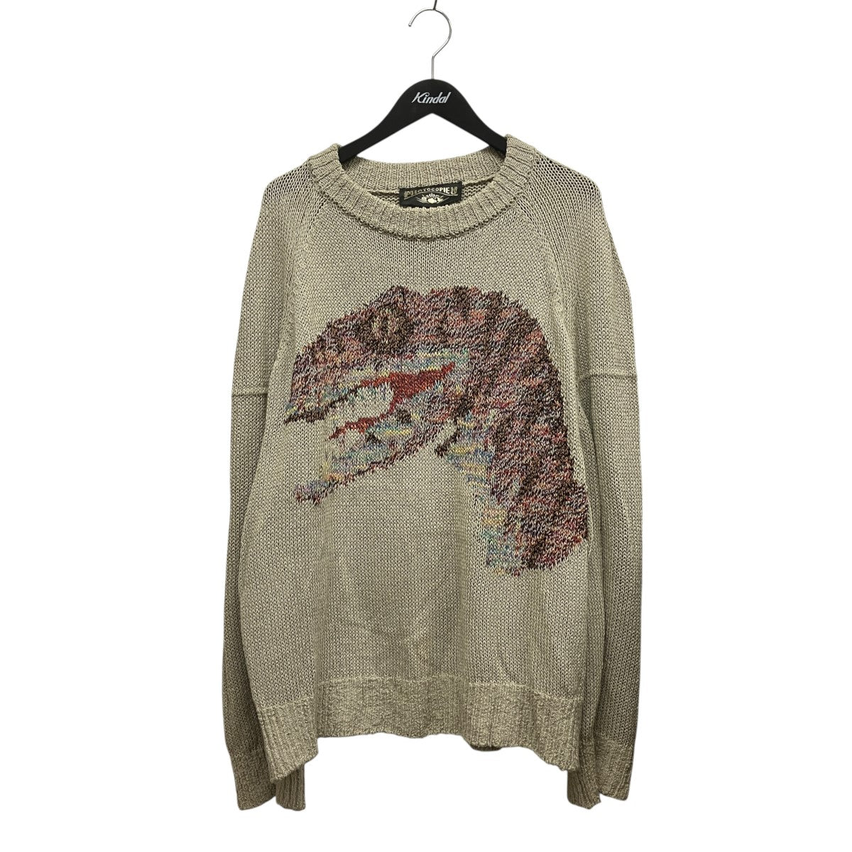 PHOTOCOPIEU 26SSDINO KNIT MTデザインジャカードニット261CMC 古着・中古-1枚目のアイテム画像