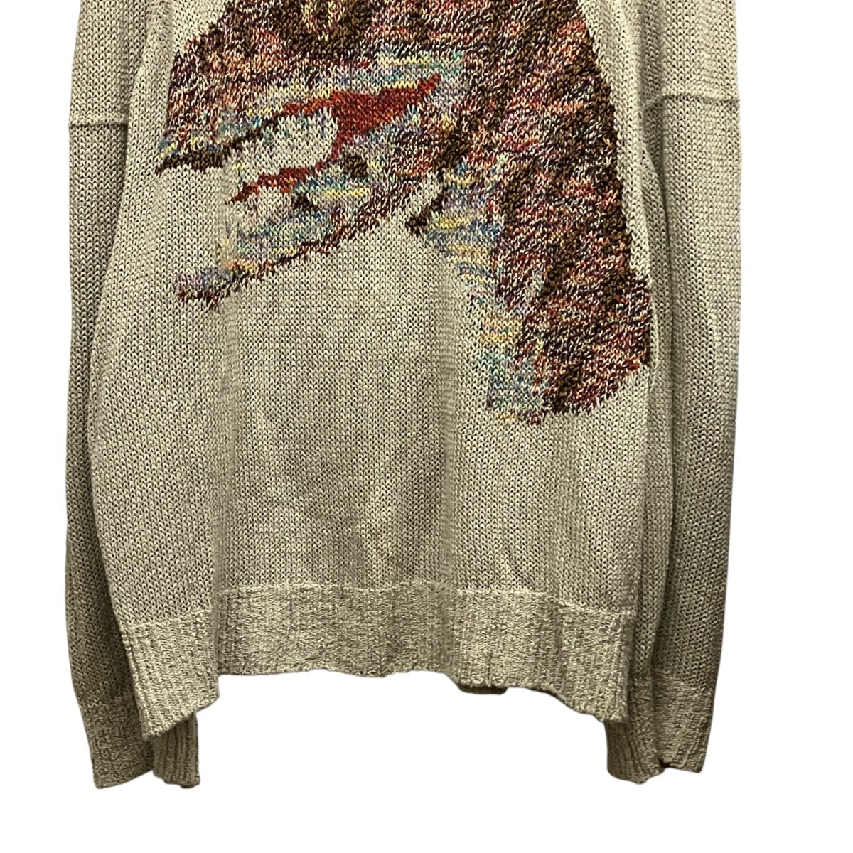 PHOTOCOPIEU 26SSDINO KNIT MTデザインジャカードニット261CMC 古着・中古-4枚目のアイテム画像