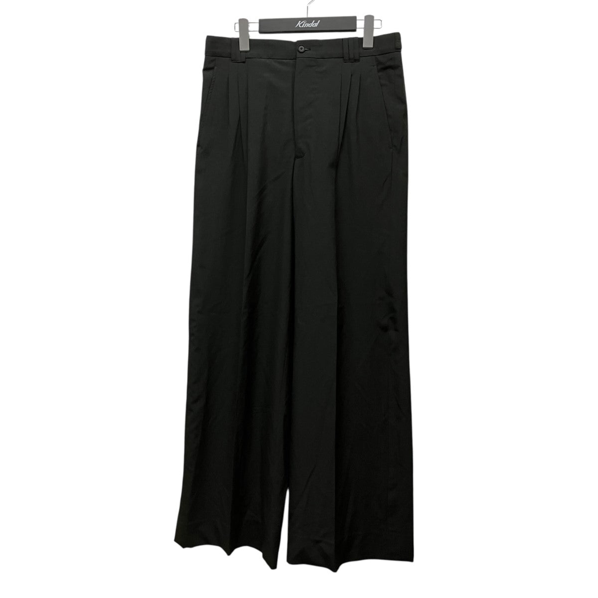25SSWOOL TROPICAL 3PLEATED WIDE-LEG TROUSERSスラックスYK25SS0898P