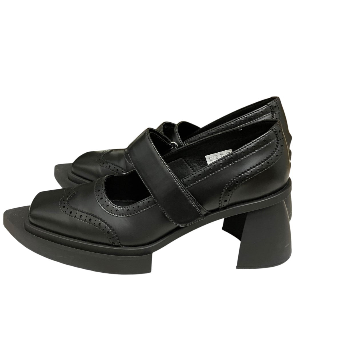 AKIKOAOKI×THREE TREASURES 25AWMEL-FAUX LEATHERストラップヒールパンプス2090802273 古着・中古-3枚目のアイテム画像
