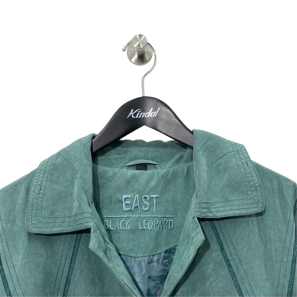EAST BLACK LEOPARD スウェードコート 古着・中古-3枚目のアイテム画像