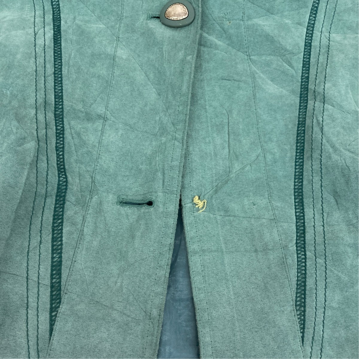 EAST BLACK LEOPARD スウェードコート 古着・中古-5枚目のアイテム画像
