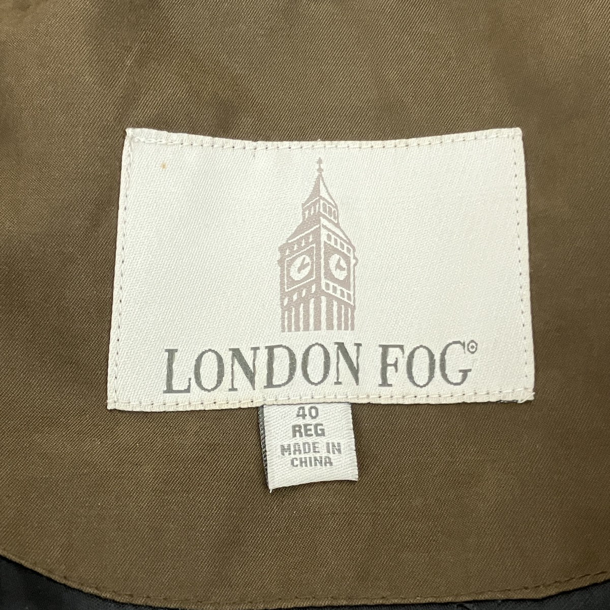 LONDON FOG ベルテッドトレンチコート 古着・中古-6枚目のアイテム画像