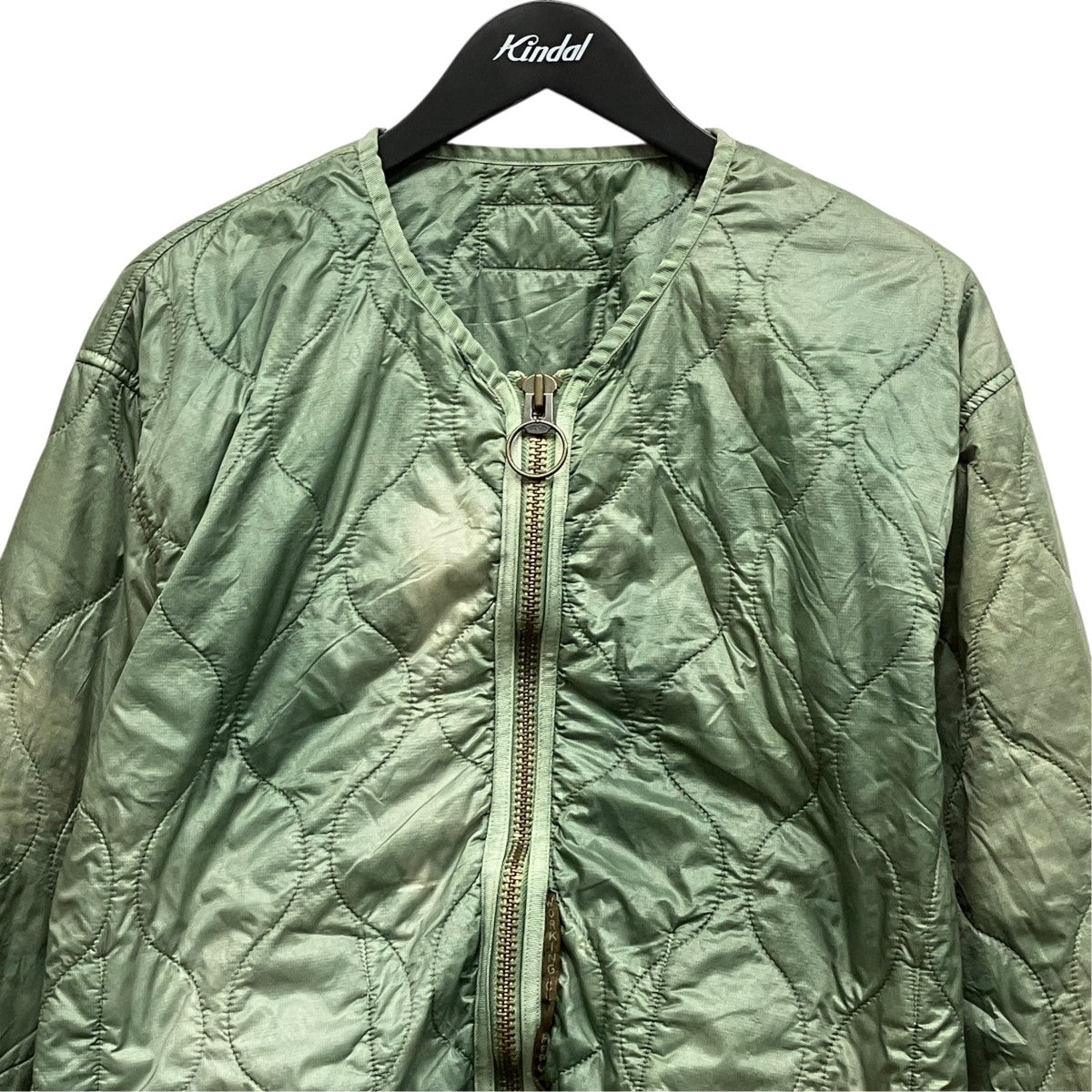 KAPITAL Nylon Quilted Unevenly Dyed Lined Cropped Bolero Jacketムラ染めキルティングライナージャケットEK-1672LJA 古着・中古-3枚目のアイテム画像