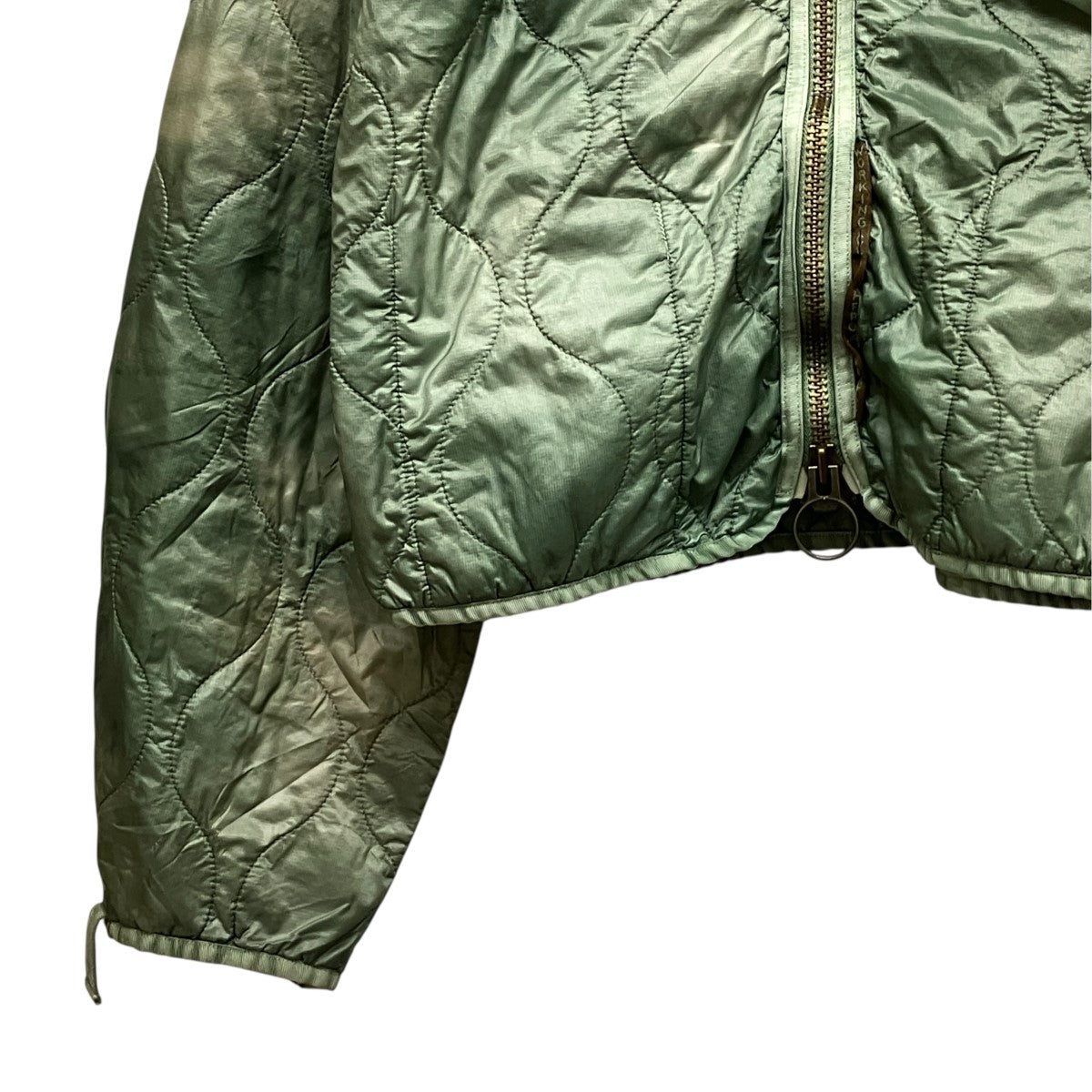 KAPITAL Nylon Quilted Unevenly Dyed Lined Cropped Bolero Jacketムラ染めキルティングライナージャケットEK-1672LJA 古着・中古-4枚目のアイテム画像