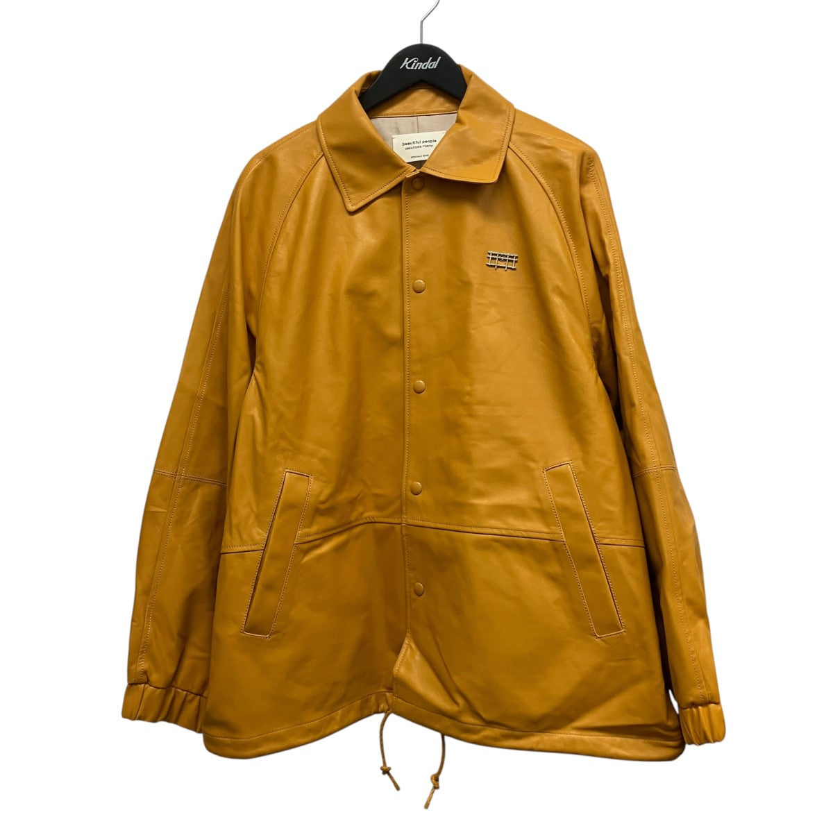 beautiful people lamb leather coach jacketラムレザーコーチジャケット1525402010 古着・中古-1枚目のアイテム画像