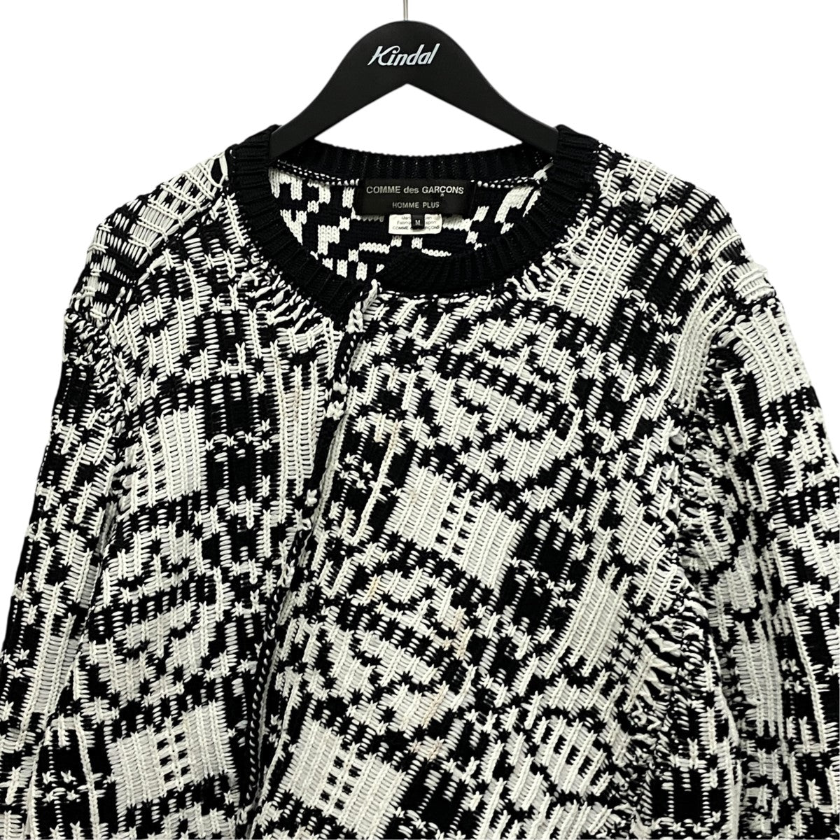 COMME des GARCONS HOMME PLUS 21AW総柄ニットPH-N018 古着・中古-3枚目のアイテム画像