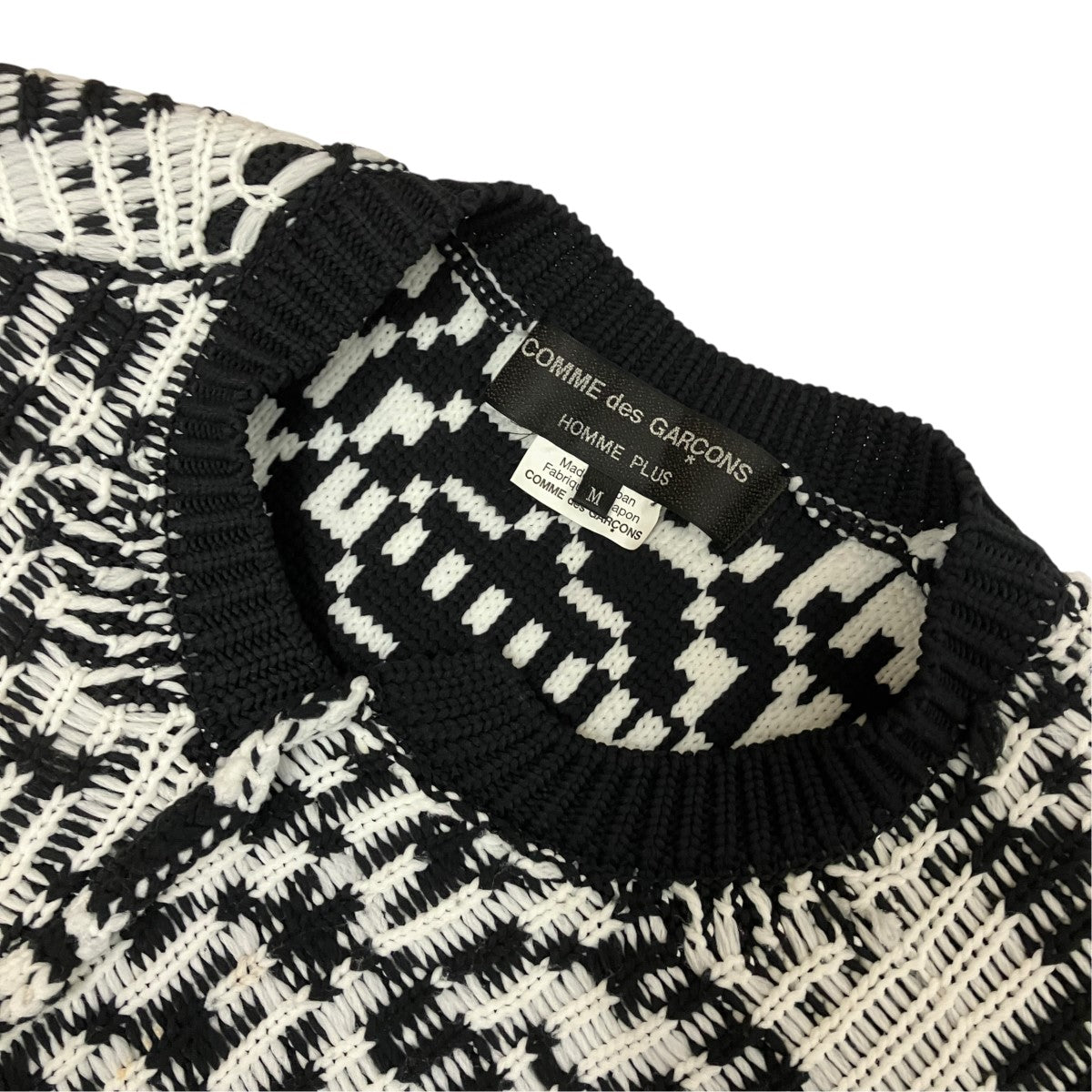 COMME des GARCONS HOMME PLUS 21AW総柄ニットPH-N018 古着・中古-5枚目のアイテム画像