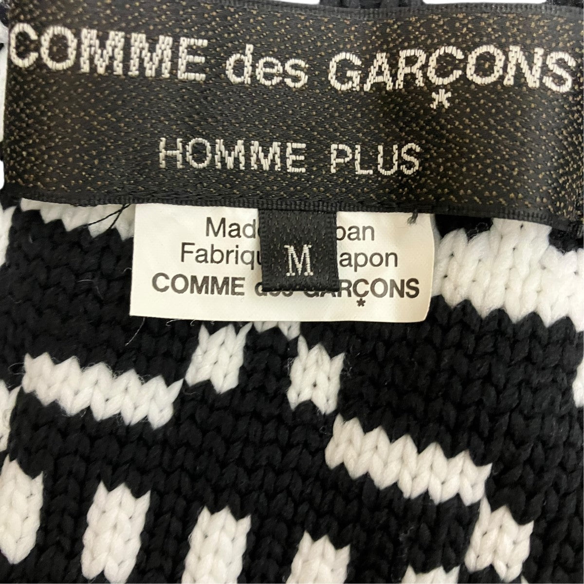 COMME des GARCONS HOMME PLUS 21AW総柄ニットPH-N018 古着・中古-6枚目のアイテム画像