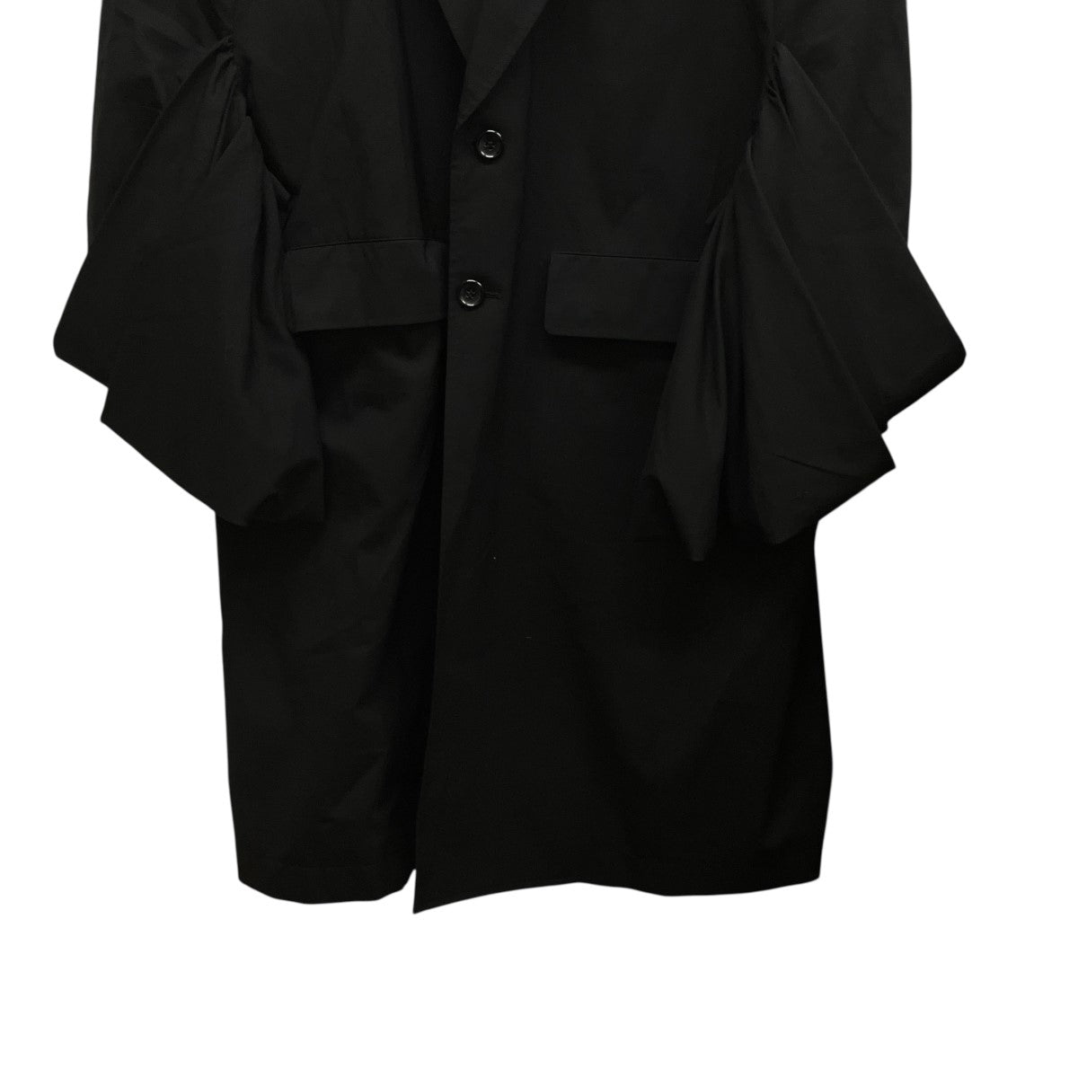 JUNYA WATANABE CDG 21SS変形プリーツスリーブチェスターコートJG-C017 古着・中古-5枚目のアイテム画像