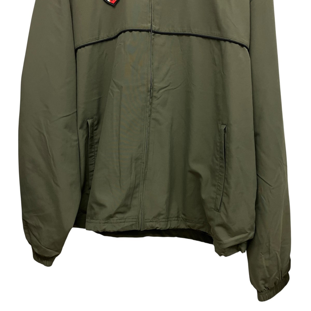 26AWCross Track Jacketバック刺しゅうワッペンナイロンジップアップジャケット