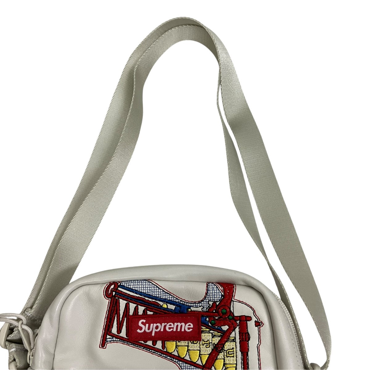 Supreme(シュプリーム) 26SSGuns Embroidered Leather Shoulder Bag