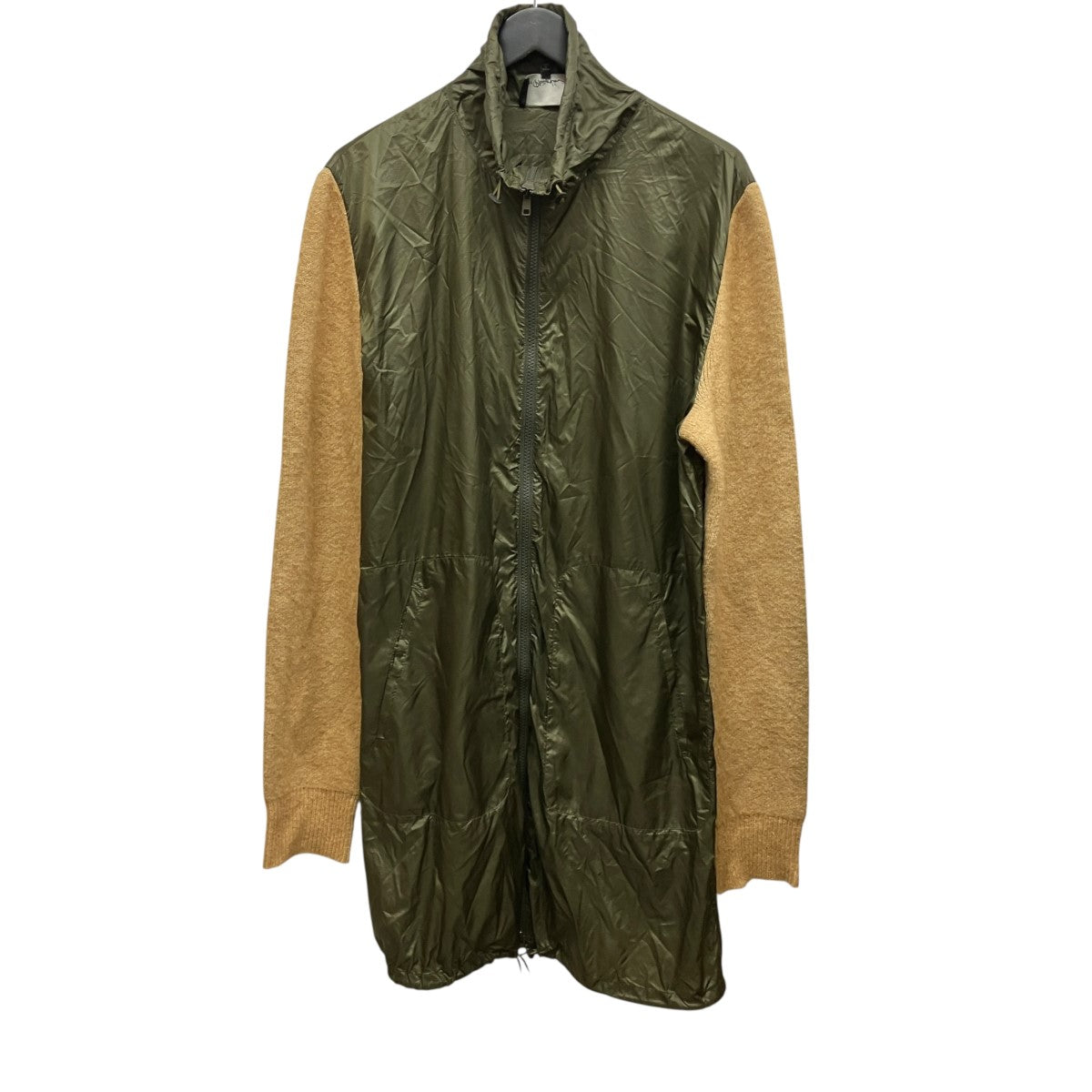 ２WAYドッキングロングニットコートF161-7629FOXM
