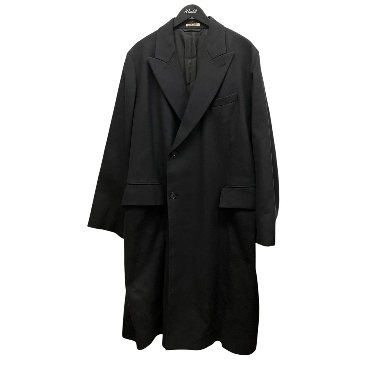 19AWLIGHT MELTON DOUBLE-BREASTED COATウールチェスターコートA9AC01LM