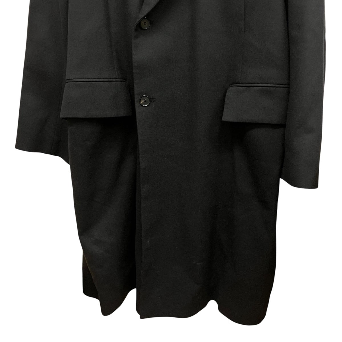 19AWLIGHT MELTON DOUBLE-BREASTED COATウールチェスターコートA9AC01LM