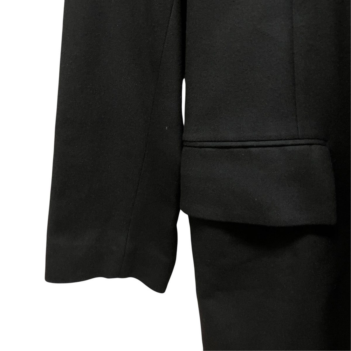 19AWLIGHT MELTON DOUBLE-BREASTED COATウールチェスターコートA9AC01LM