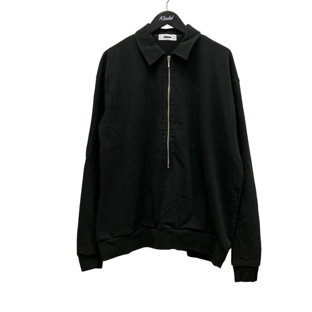 ZIP LONG POLOミドルジップスウェットポロシャツ