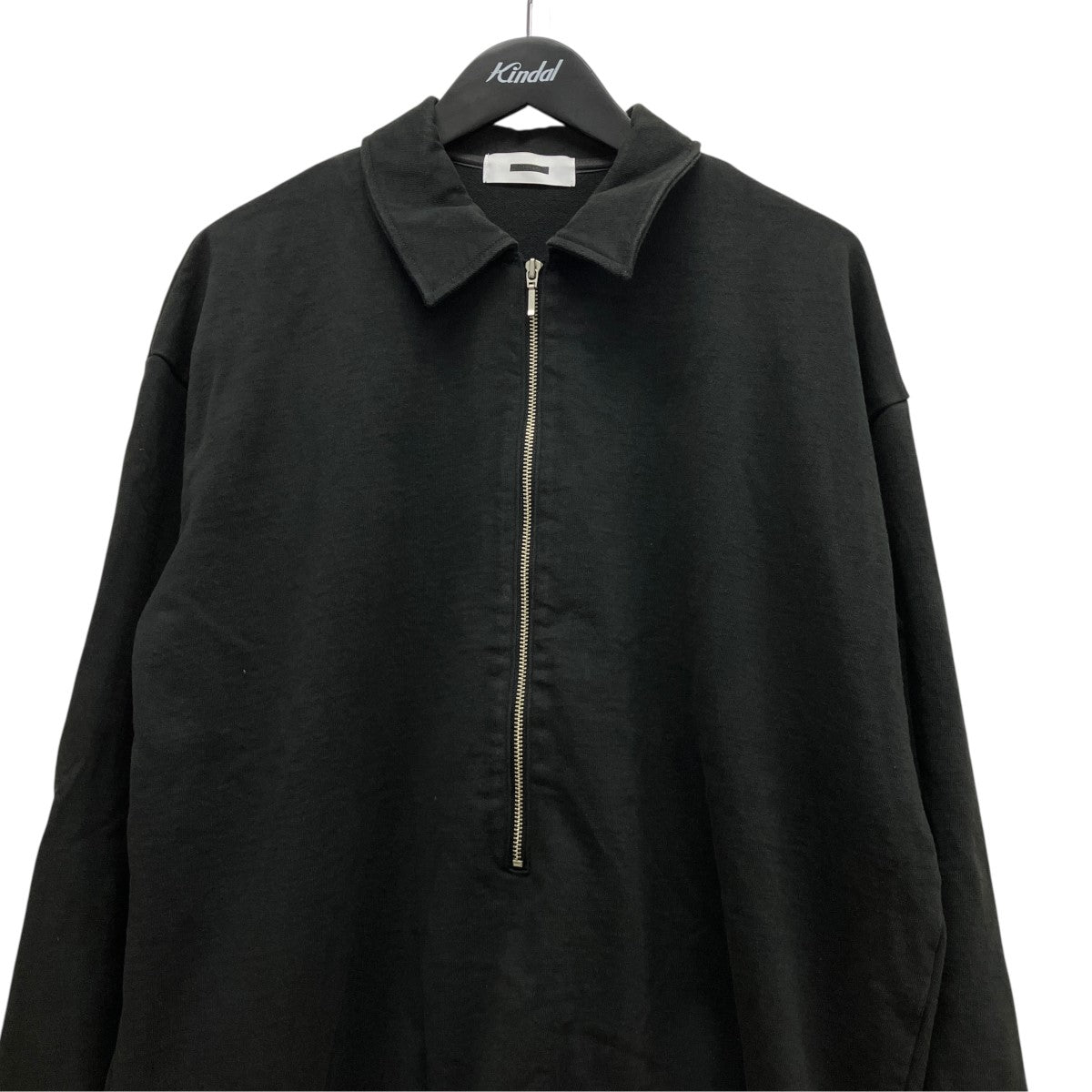 ZIP LONG POLOミドルジップスウェットポロシャツ