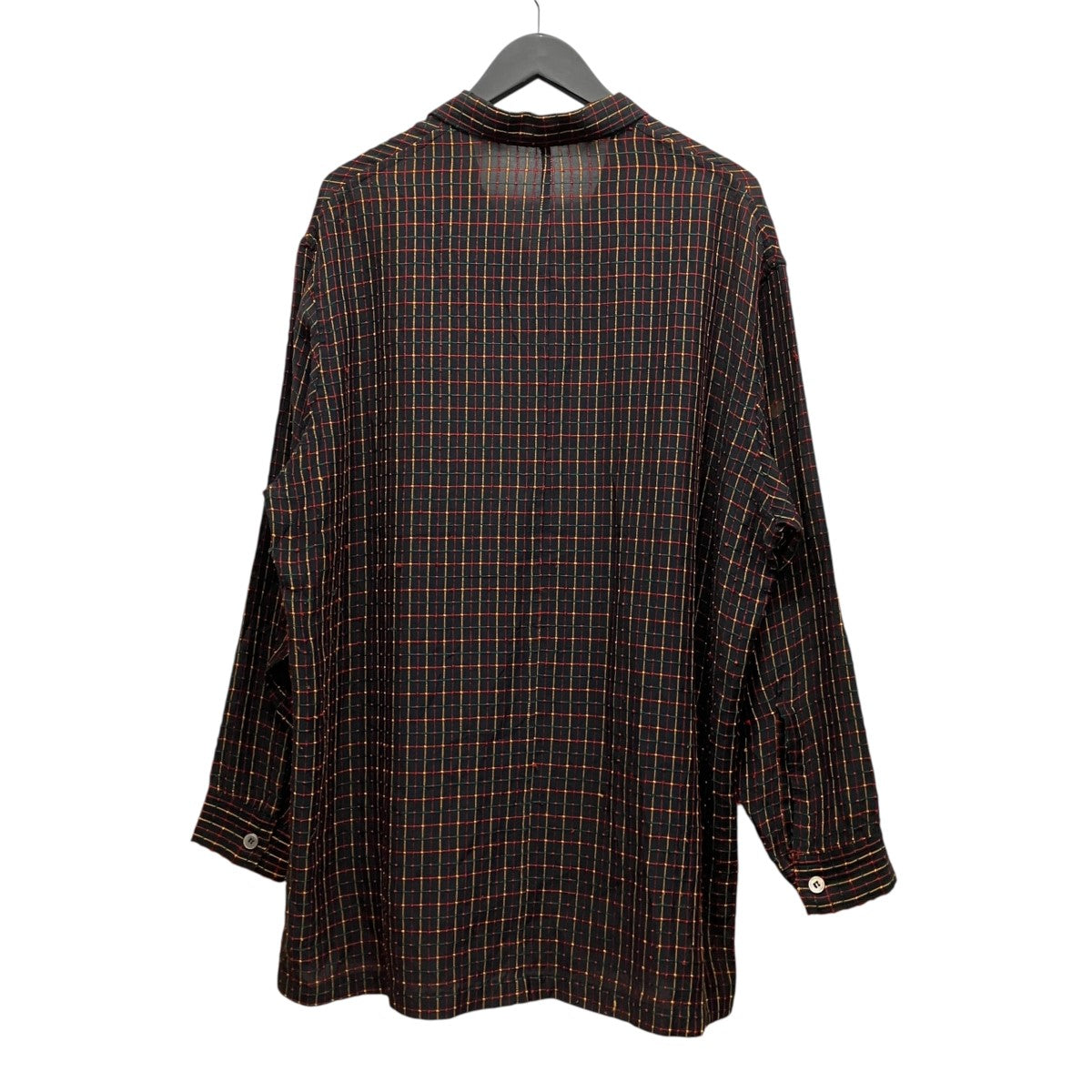 Y’S for men 92SSチェックシャツMZ-B08-20 古着・中古-2枚目のアイテム画像
