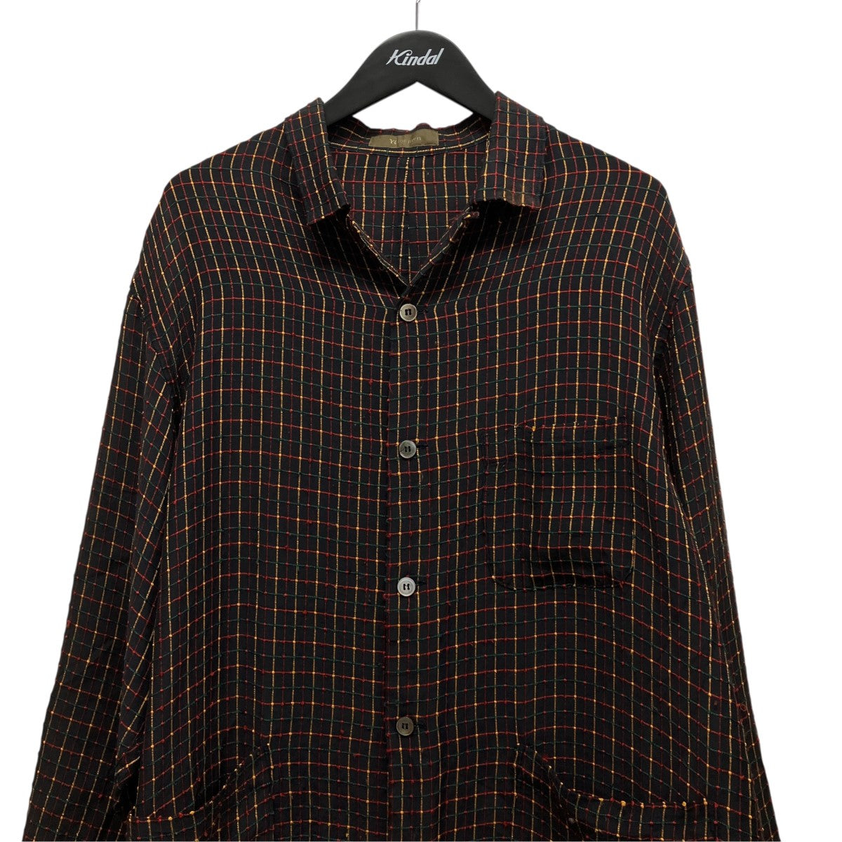 Y’S for men 92SSチェックシャツMZ-B08-20 古着・中古-3枚目のアイテム画像