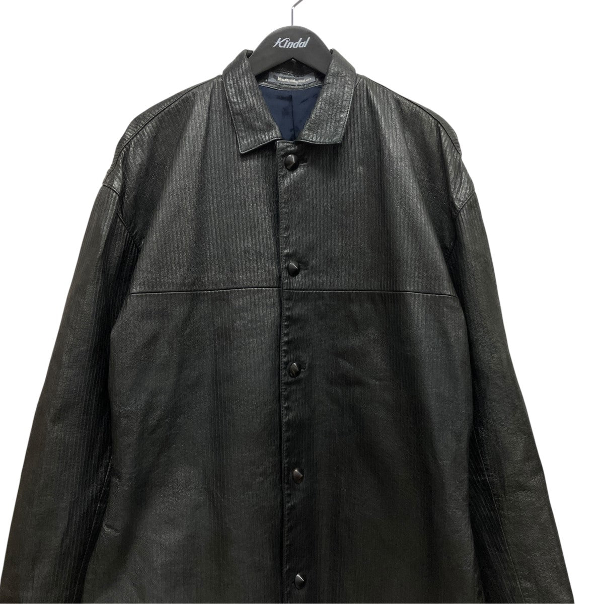 ISSEY MIYAKE MEN 80s 筆タグレザージャケット 古着・中古-3枚目のアイテム画像