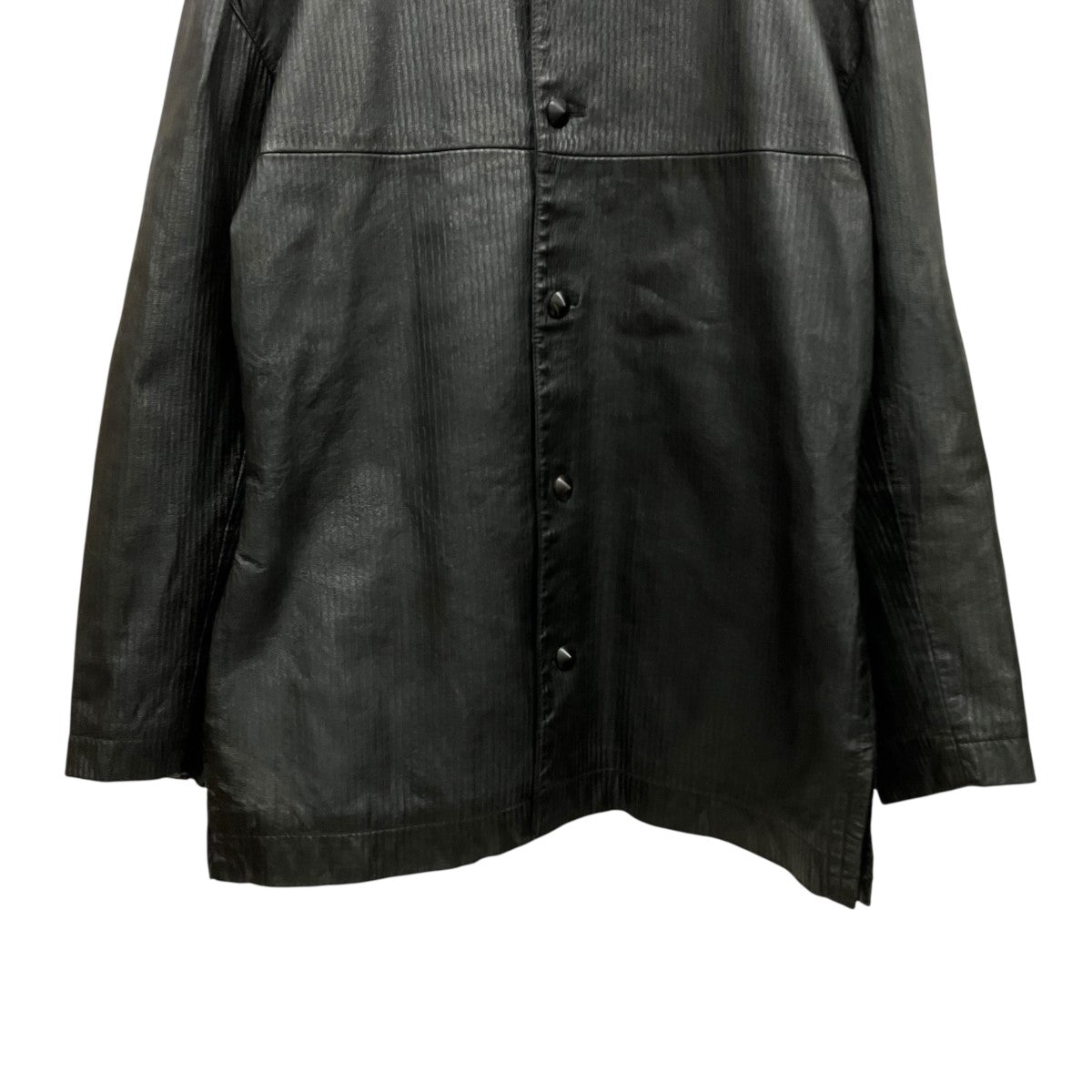 ISSEY MIYAKE MEN(イッセイミヤケ) 80s 筆タグレザージャケット