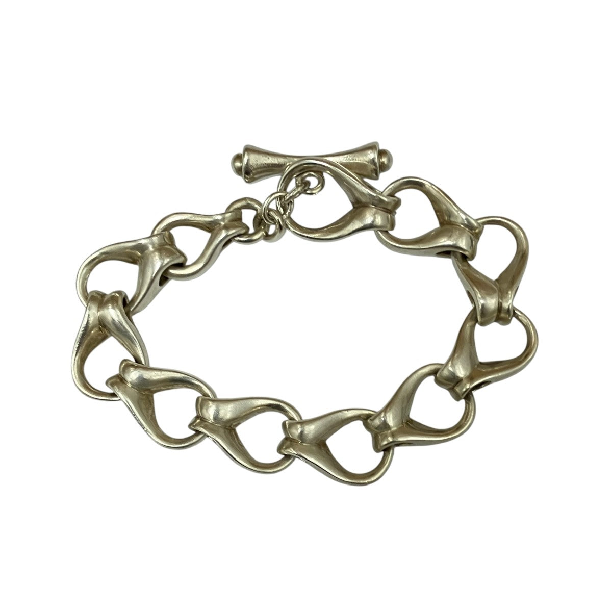 Loop Link Toggle Bracelet Sterling Silverループリンクトグルブレスレット