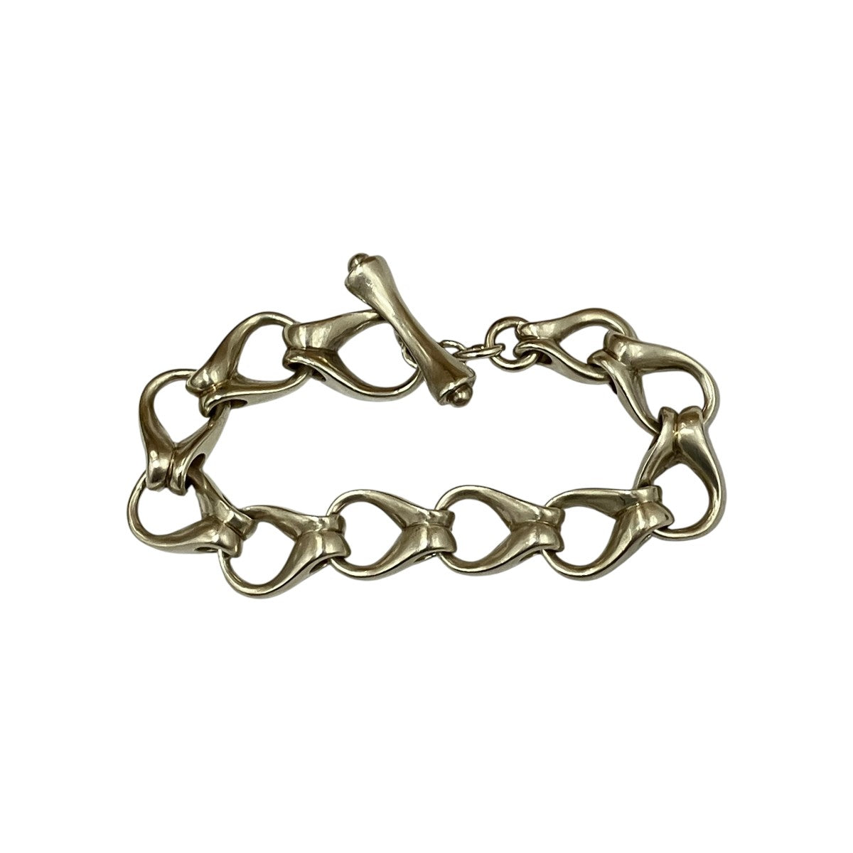Loop Link Toggle Bracelet Sterling Silverループリンクトグルブレスレット