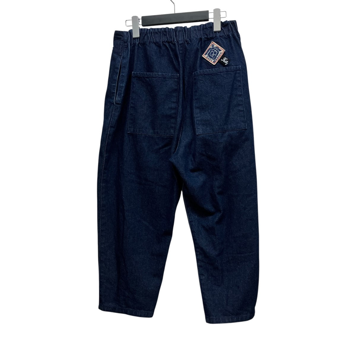 EASY BEACH GO DARK BLUE CROPPED JEANSデニムパンツEK-1372