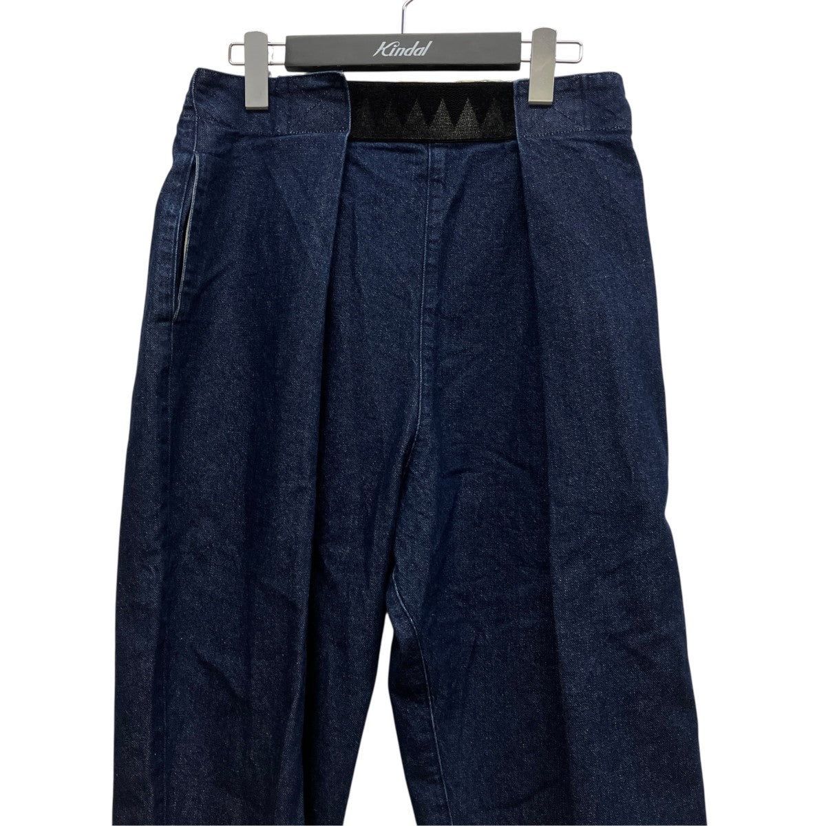 EASY BEACH GO DARK BLUE CROPPED JEANSデニムパンツEK-1372