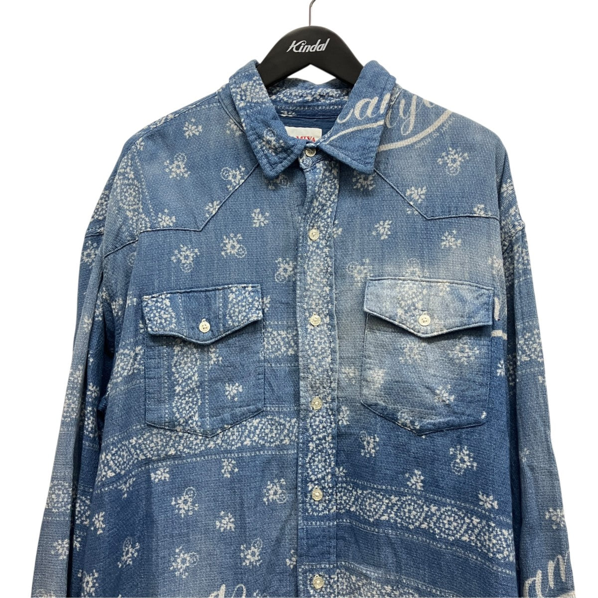 26SSBandana Discharge ShirtバンダナディスチャージシャツG16SH037