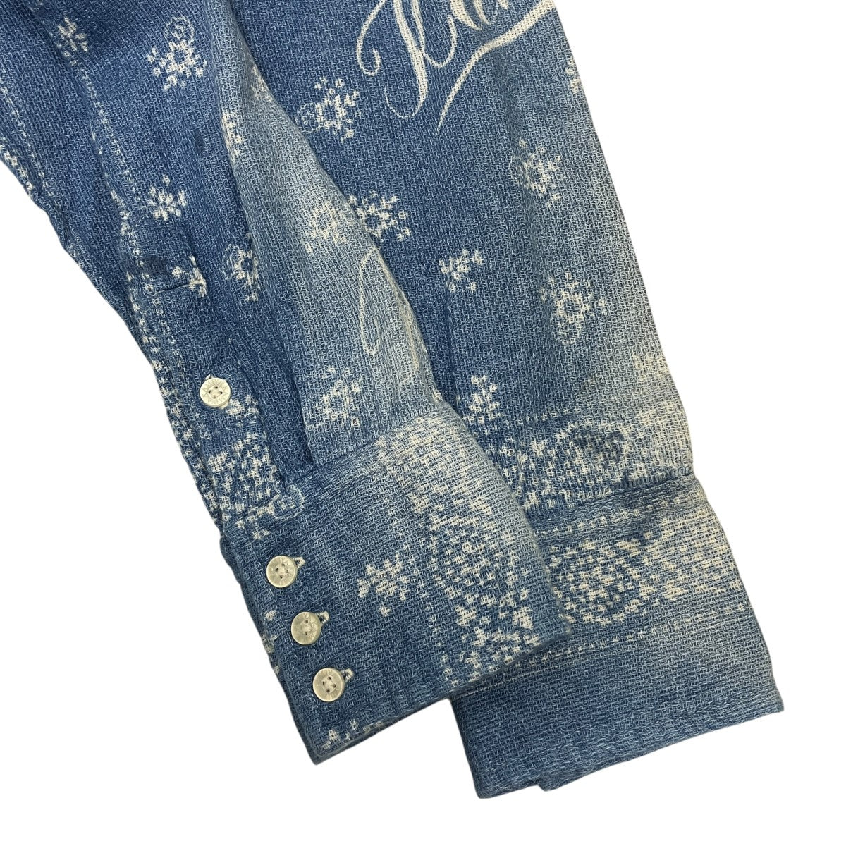 26SSBandana Discharge ShirtバンダナディスチャージシャツG16SH037
