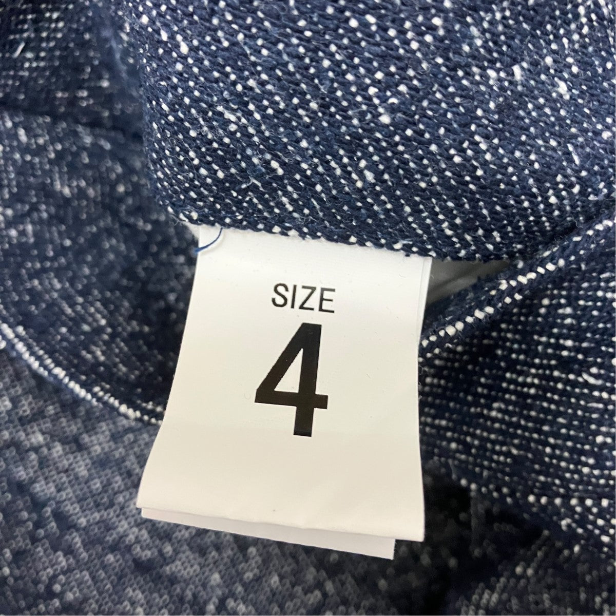 22AWHYPER BIG SILK DENIM SINGLE 4PK FLAP COATシルク混ステンカラーコート